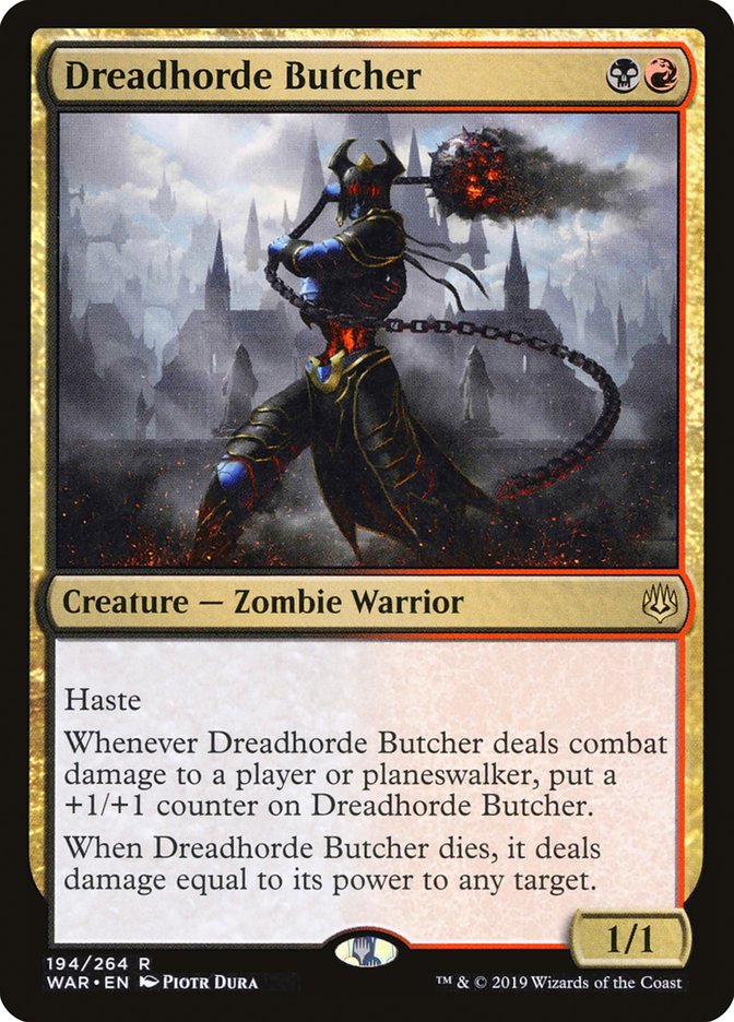 Dreadhorde Butcher 194/264 (War of the Spark) 