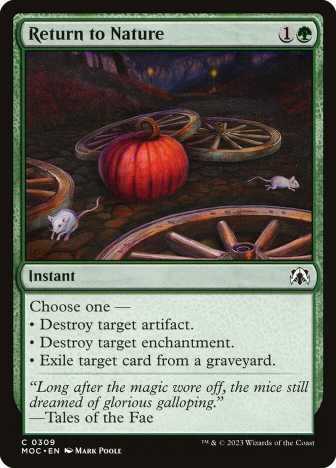 Return to Nature 309/444 (Commander: March of the Machine) 