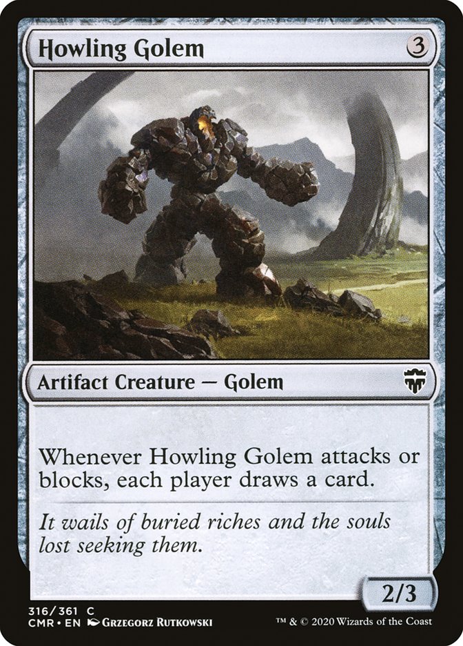 Howling Golem 316 (Commander Legends) 