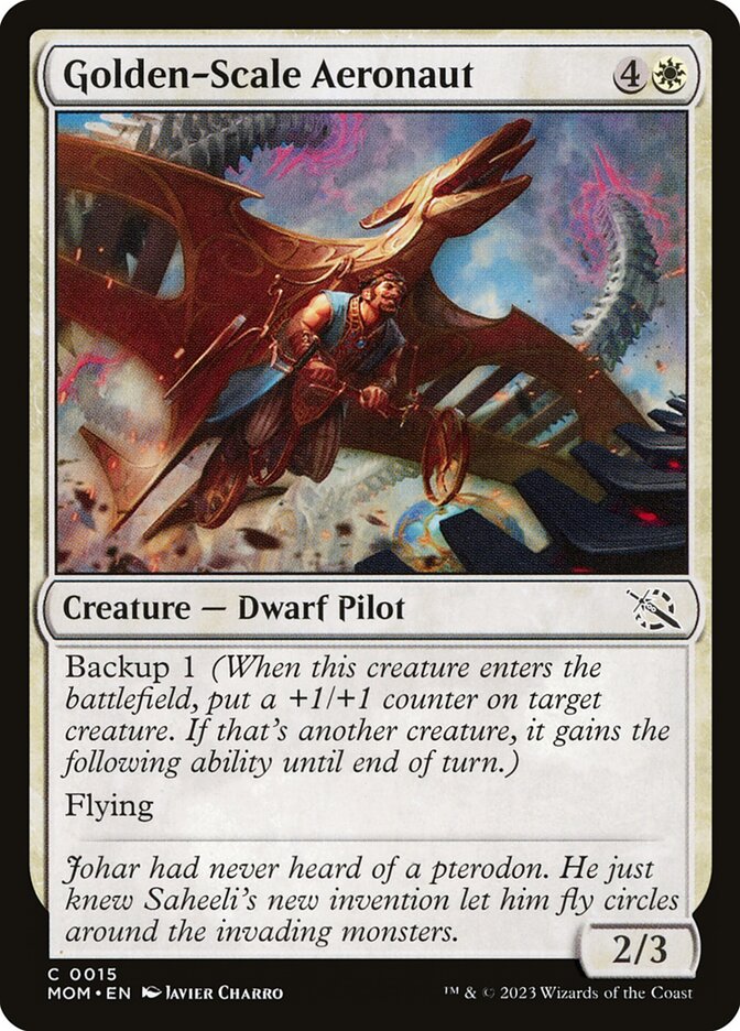 Golden-Scale Aeronaut 15/291 (March of the Machine)  - Foil