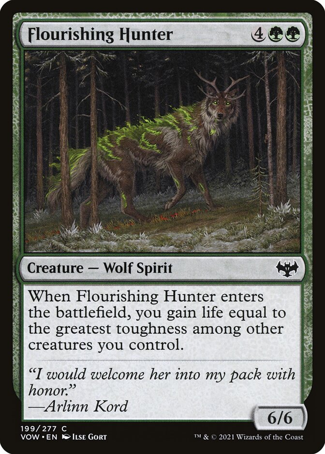 Flourishing Hunter 199/277 (Innistrad: Crimson Vow) 