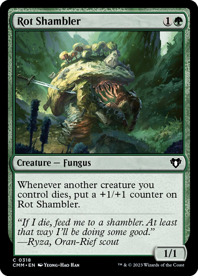 Rot Shambler 318/451 (Commander Masters)  - Foil