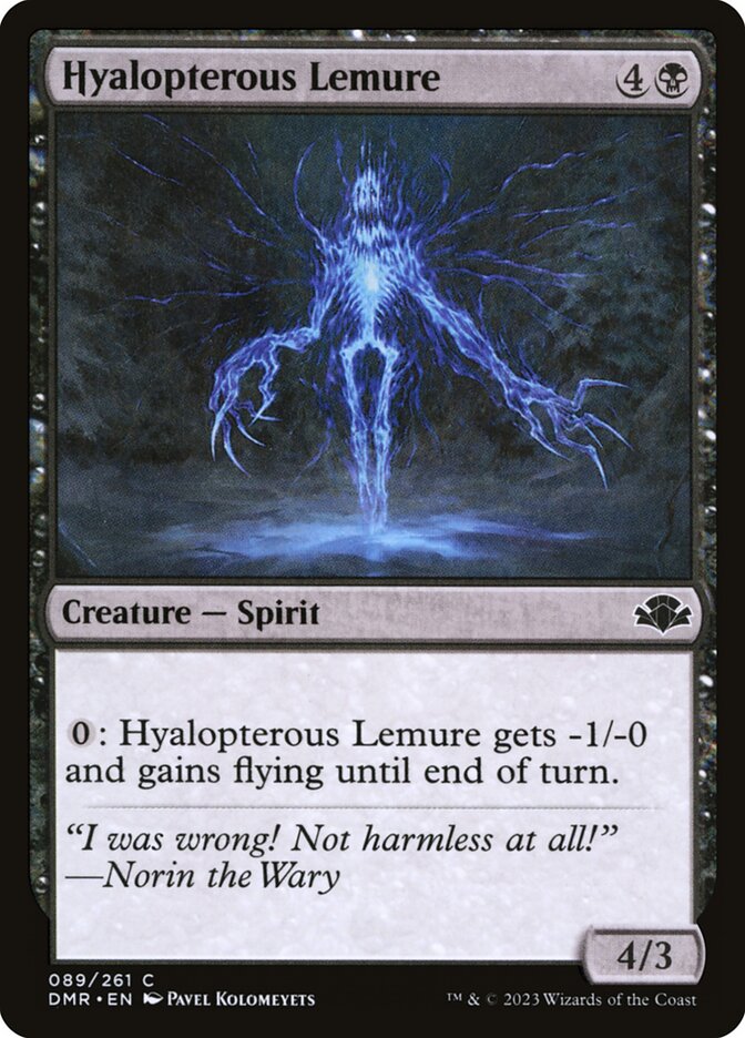 Hyalopterous Lemure 89/261 (Dominaria Remastered) 