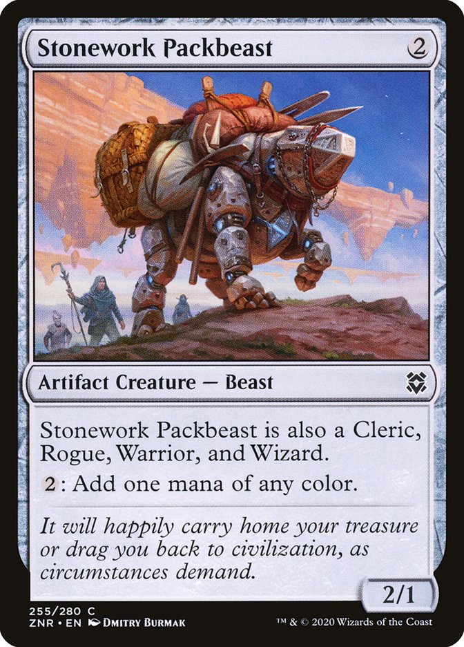 Stonework Packbeast 255/280 (Zendikar Rising) 