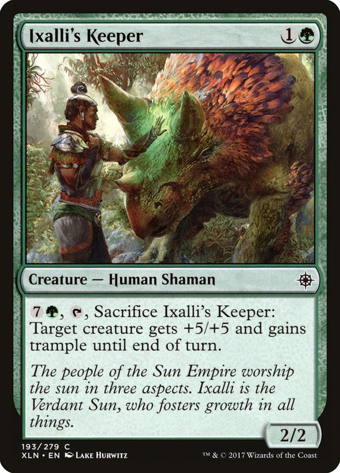 Ixalli's Keeper 193/279 (Ixalan) 