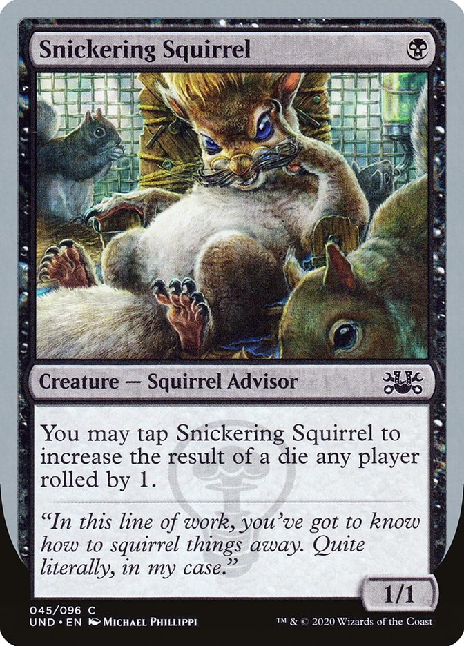 Snickering Squirrel 45/96 (Unsanctioned) 
