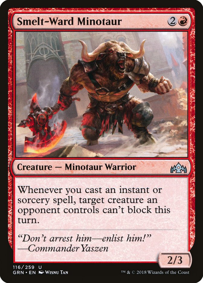 Smelt-Ward Minotaur 116/259 (Guilds of Ravnica) 