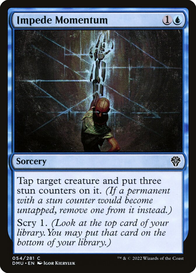 Impede Momentum 54 (Dominaria United)  - Foil