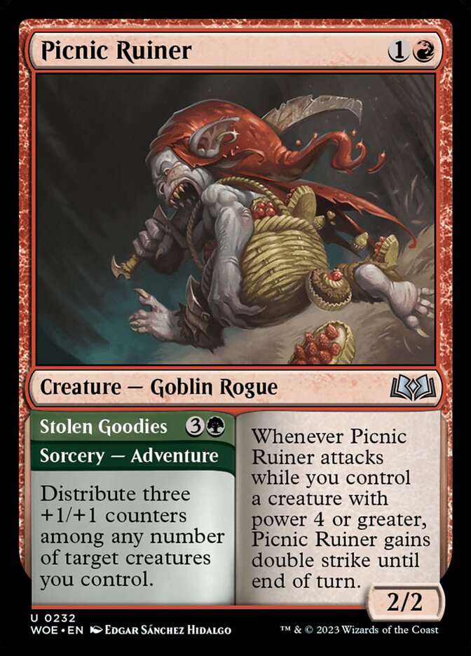 Picnic Ruiner // Stolen Goodies 232 (Wilds of Eldraine)  - Foil