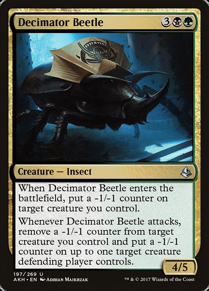 Decimator Beetle 197/269 (Amonkhet) 