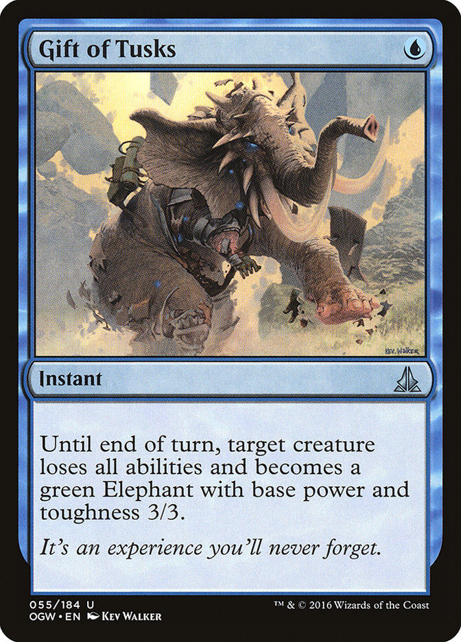 Gift of Tusks 55/184 (Oath of the Gatewatch)  - Foil
