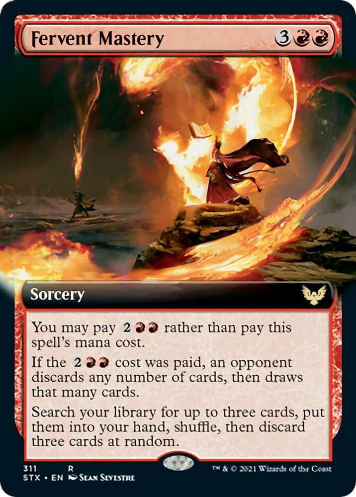 Fervent Mastery Extended Art 311 (Strixhaven: School of Mages) 