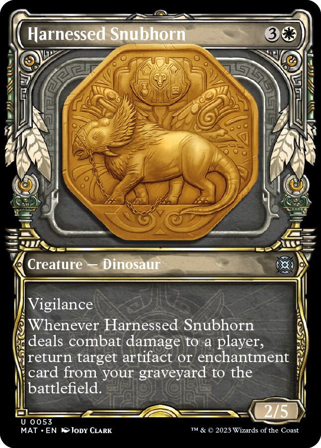 Harnessed Snubhorn 53/50 (March of the Machine: The Aftermath)  - Showcase