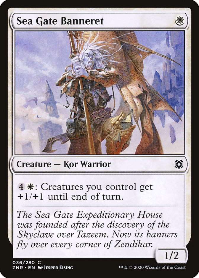 Sea Gate Banneret 36/280 (Zendikar Rising)  - Foil