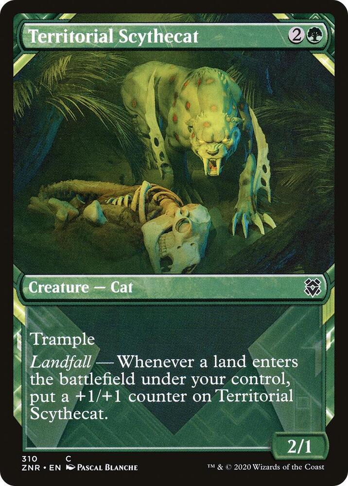 Territorial Scythecat 310/280 (Zendikar Rising)  - Showcase