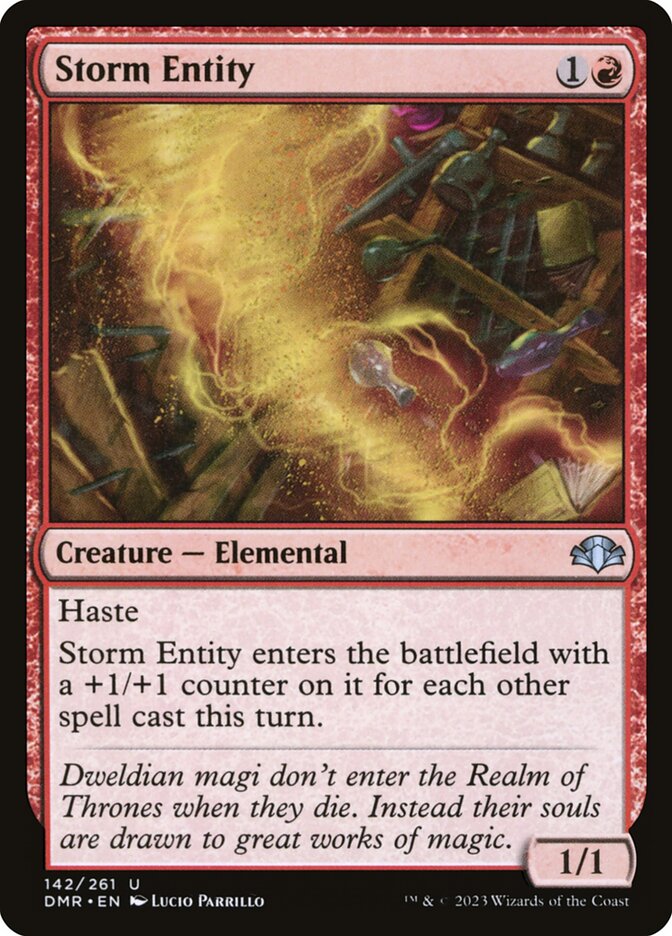 Storm Entity 142/261 (Dominaria Remastered) 