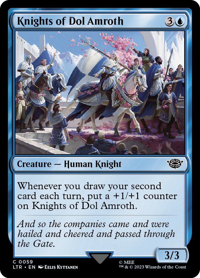 Knights of Dol Amroth 59/281 (Universes Beyond: The Lord of the Rings: Tales of Middle-earth)  - Foil