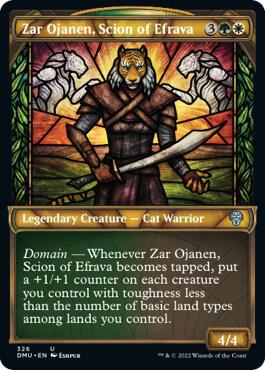 Zar Ojanen Scion of Efrava Showcase 326/281 (Dominaria United) 