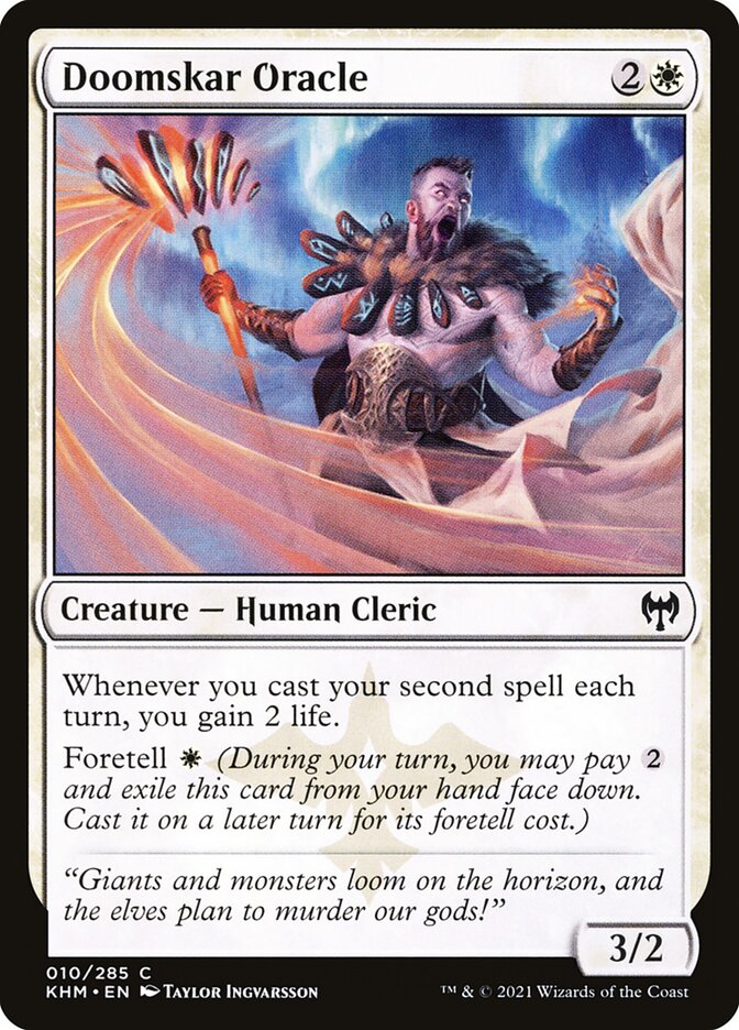 Doomskar Oracle 10/285 (Kaldheim)  - Foil