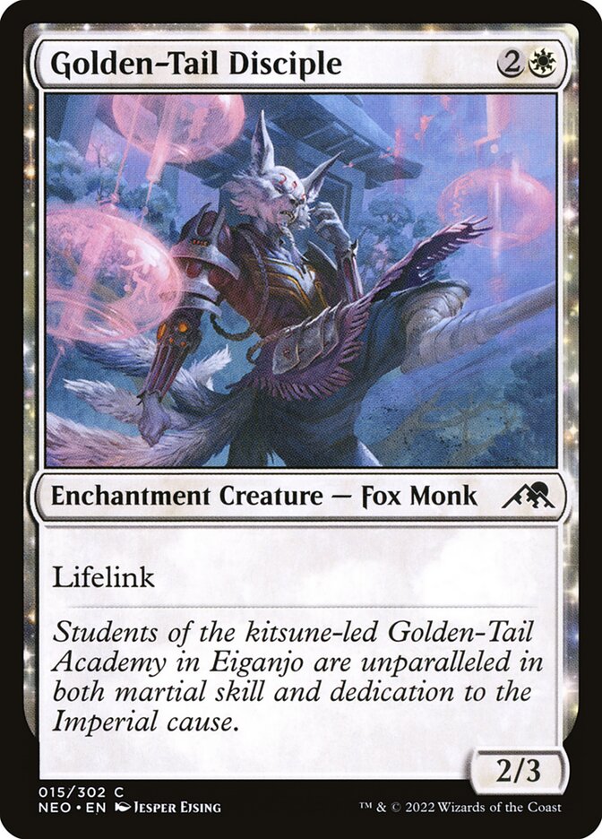 Golden-Tail Disciple 15/302 (Kamigawa: Neon Dynasty) 