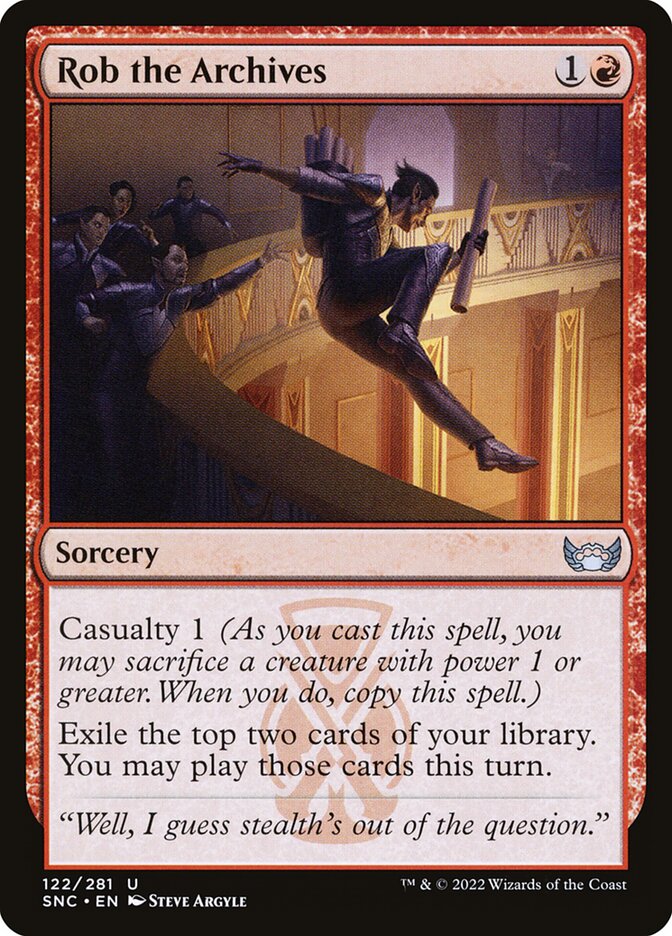 Rob the Archives 122/281 (Streets of New Capenna) 