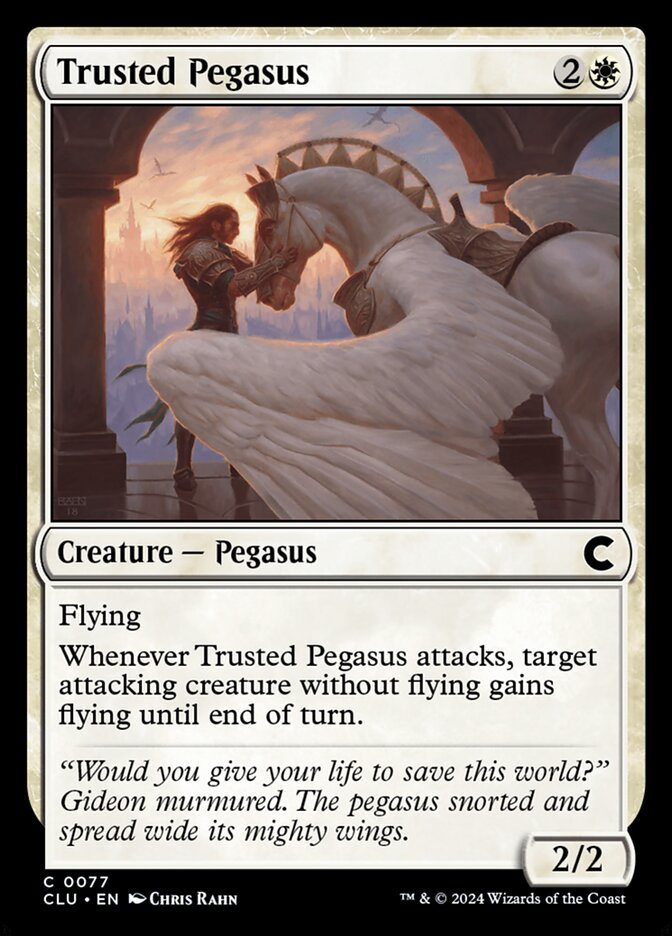 Trusted Pegasus 77/284 (Ravnica: Clue Edition) 