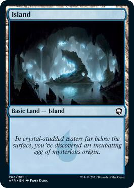Island 266 266 (Adventures in the Forgotten Realms)  - Foil