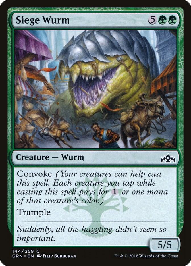 Siege Wurm 144/259 (Guilds of Ravnica) 