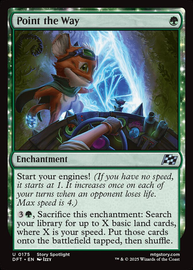 Point the Way 175/291 (Aetherdrift)  - Foil