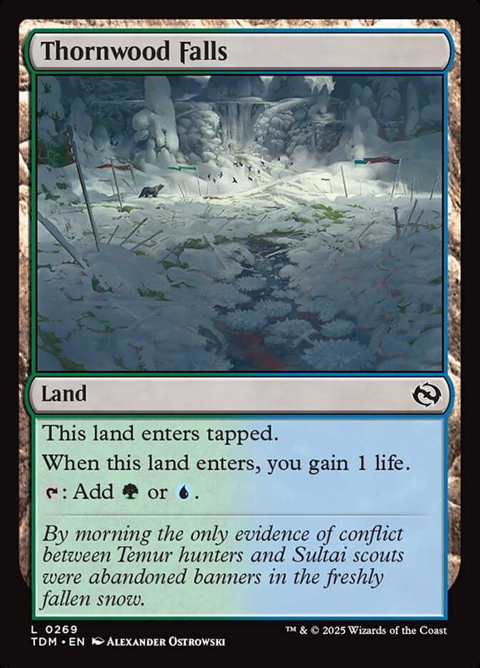 Thornwood Falls 269/291 (Tarkir: Dragonstorm)  - Foil