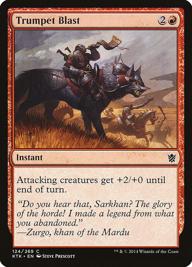 Trumpet Blast 124/269 (Khans of Tarkir)  - Foil