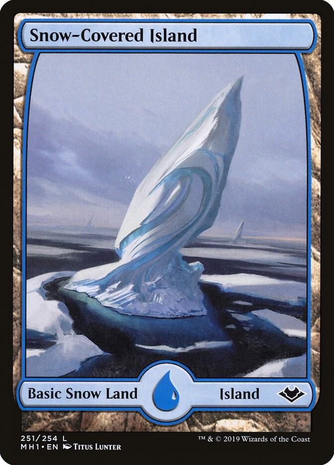Snow-Covered Island 251 (Modern Horizons)  - Foil