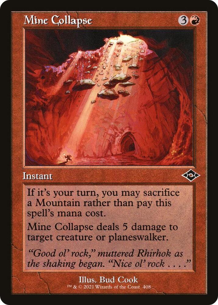 Mine Collapse Retro Frame 408 (Modern Horizons 2) 