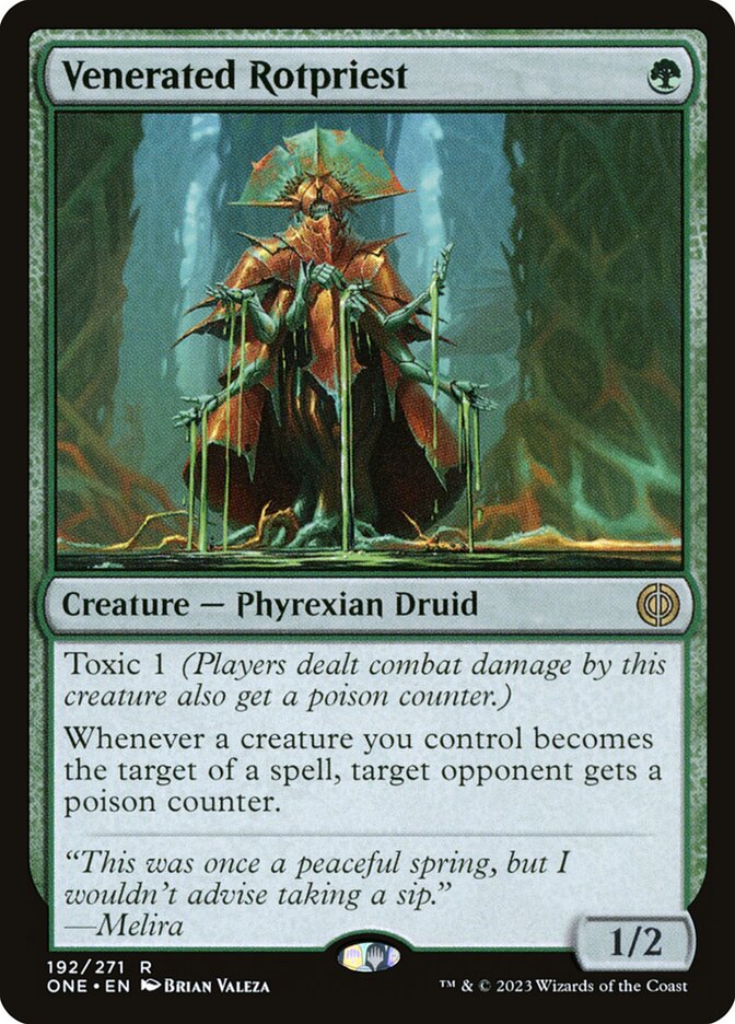Venerated Rotpriest 192 (Phyrexia: All Will Be One) 
