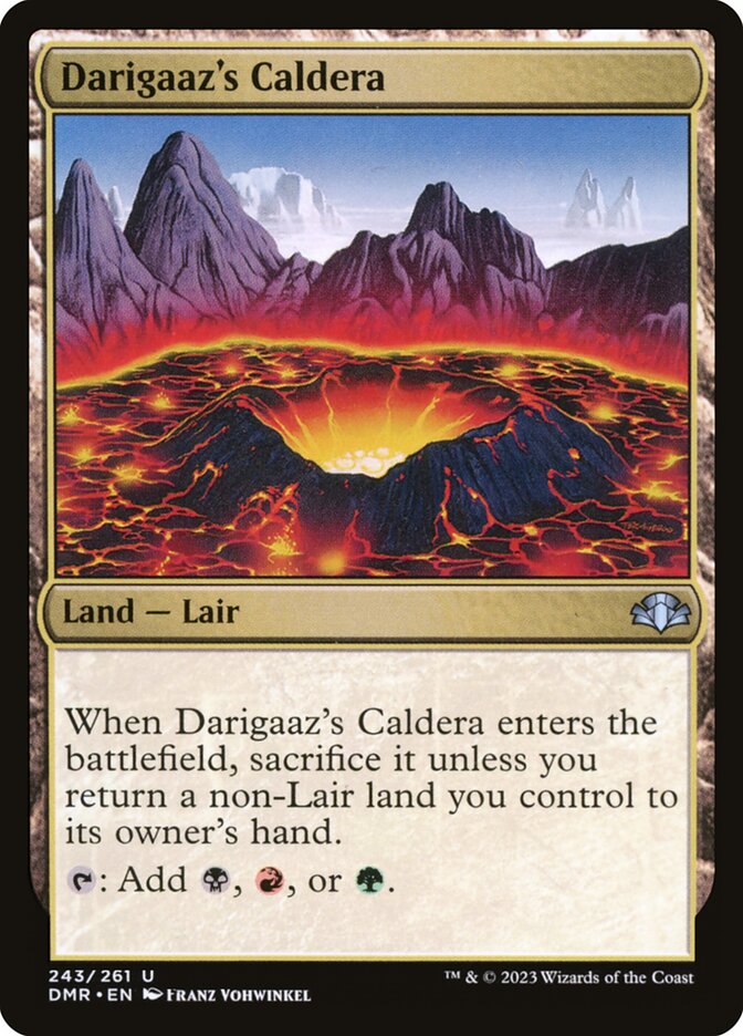Darigaaz's Caldera 243/261 (Dominaria Remastered) 