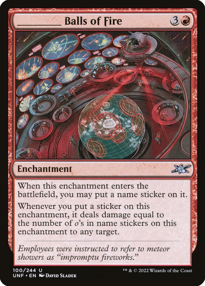 _____ Balls of Fire 100/244 (Unfinity) 
