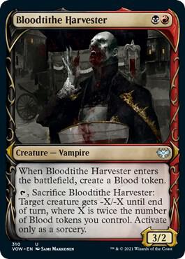Bloodtithe Harvester Showcase 310 (Innistrad: Crimson Vow)  - Foil