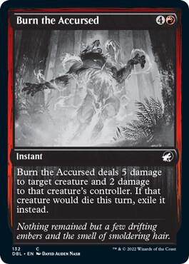 Burn the Accursed 132/534 (Innistrad: Double Feature) 
