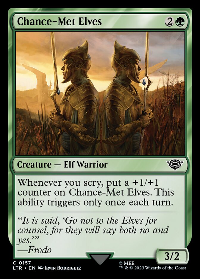 Chance-Met Elves 157 (Universes Beyond: The Lord of the Rings: Tales of Middle-earth)  - Foil