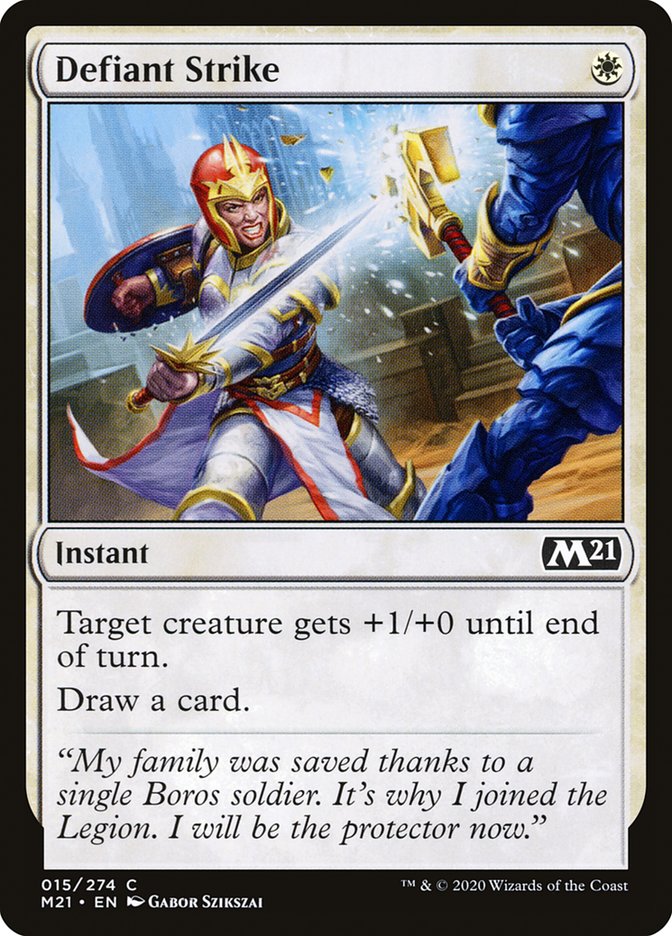 Defiant Strike 15 (Core Set 2021) 