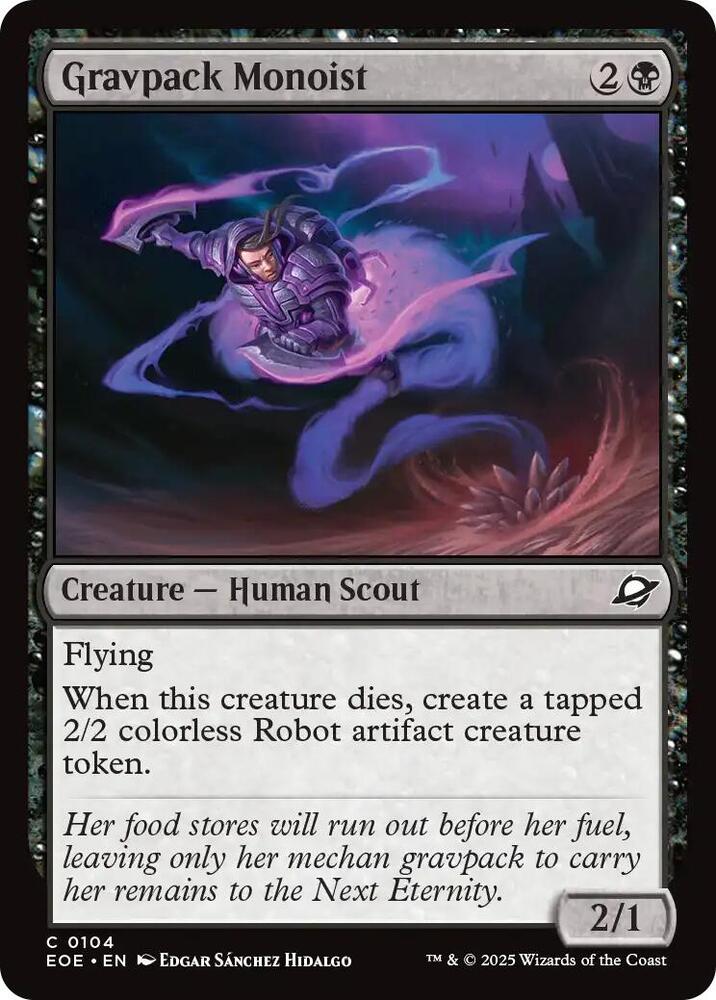 Gravpack Monoist 104/276 (Edge of Eternities)  - Foil