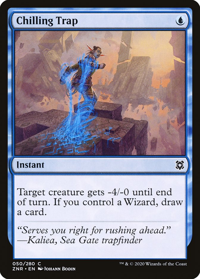 Chilling Trap 50/280 (Zendikar Rising)  - Foil