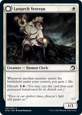 Lunarch Veteran 27 (Innistrad: Midnight Hunt)  - Foil