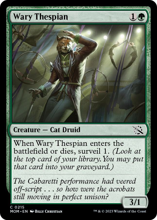 Wary Thespian 215/291 (March of the Machine) 