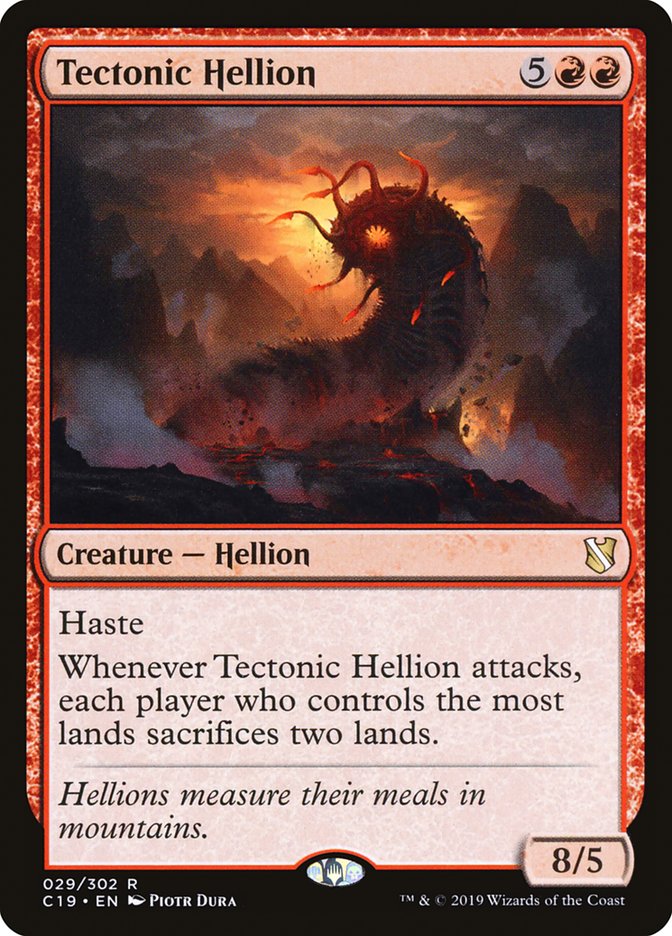 Tectonic Hellion 29/302 (Commander 2019) 
