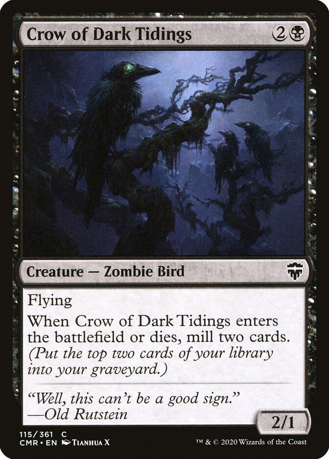 Crow of Dark Tidings 115 (Commander Legends)  - Foil