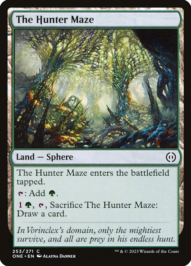 The Hunter Maze 253/271 (Phyrexia: All Will Be One)  - Foil