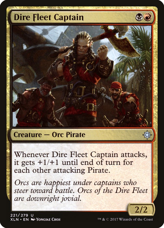 Dire Fleet Captain 221/249 (Ixalan) 