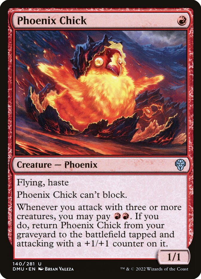 Phoenix Chick 140 (Dominaria United) 