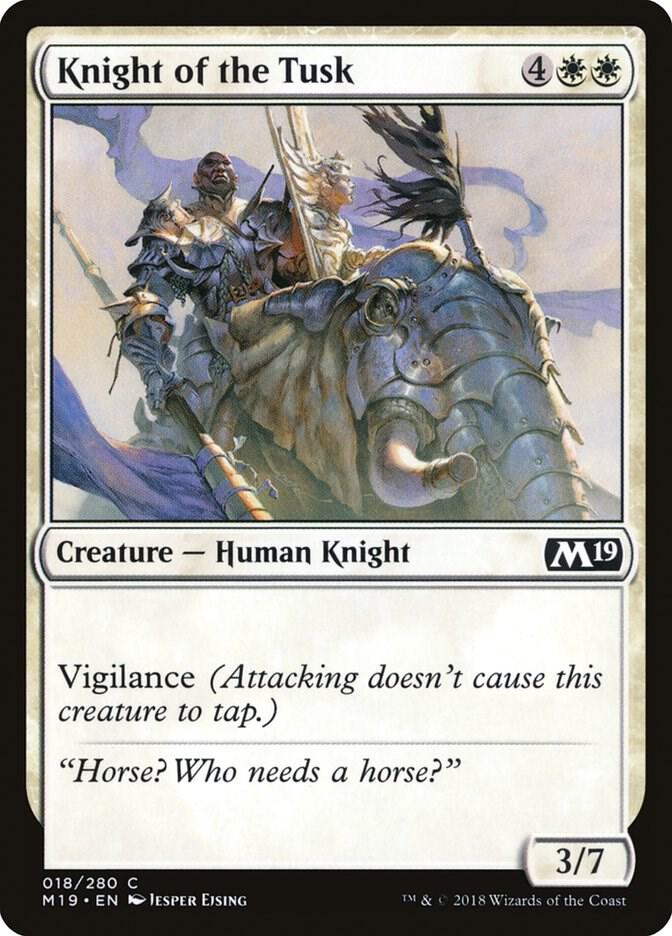 Knight of the Tusk 18/280 (Core Set 2019) 
